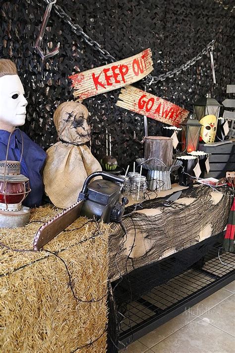 scary movie decorations|More.